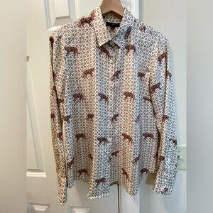 J Crew Silk Blouse-Size 6